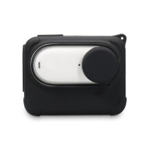 Conjunto de Capa Protetora para Insta 360 Go 3 - Capa Protetora Antiqueda e Corda Antiperda Acessórios para Câmeras Esportivas