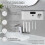 USB Rechargeable Toothbrush Disinfect Automatic Toothpaste Dispenser with 5 Slot Toothbrush Storage Box Rack 1