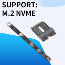 Adaptador Wifi M.2 Adaptador Wifi M.2 A SSD NVME PCIe4.0 A M2 NGFF Clave A+e Adaptador Wifi para Módulo WiFi/WWAN/LTE