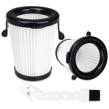 Set di Filtri per Aspirapolvere Compatti di Ricambio 49-90-1950 da 2 Pezzi con Spazzola per Pulizia da 1 Pezzo, Filtro HEPA per Aspirapolvere