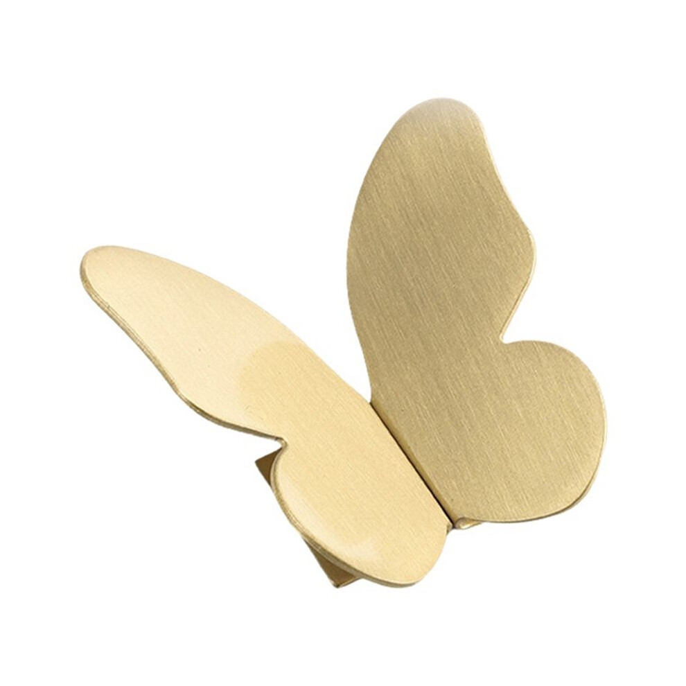 Brass Nordic Butterfly Handles, Punch-Free Installation Of Wardrobe And Shoe Cabinet Drawer Handles 4711359380649