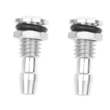 2 Peças de Saídas de Água de RC de Alumínio com Parafusos de Anel de Vedação para RC para Resfriamento de Motor M6