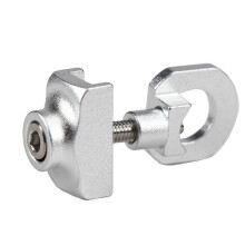Kettenregler Aus Aluminiumlegierung für Faltrad-Kettenspanner Ist für Den Reißverschluss Von Falträdern Geeignet. Silber