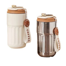 Stainless Steel Insulated Cup Display Temperature Coffee Cup Intelligent Car Mounted Water Cup Gift Drinking Tool