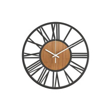 Wanduhr für Wohnzimmerdekor, 16 Zoll, Leise, Nicht Tickende Holzuhren für Esszimmer, Schlafzimmeruhr, Wanddekoration