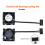 3D Printer Hotend Koelventilator  Koelventilator PWM Temperatuurregeling voor  P1S P1P 7