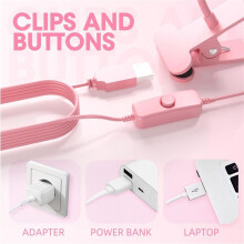 3W LED Nail Lamp UV Gel Polish Curing Lamp Flexible Gooseneck USB Powered Portable Gel Polish Curing Lamp