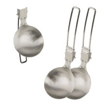 Kitchen Outdoor Camping Soup Spoon Mountaineering Backpacker Portable Pot Soup Spoon Portable Folding Soup Spoon A