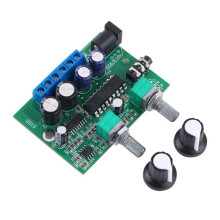 2.1 Channel Class D HiFi Power Amplifier Board 25W+6W+6W Sound Amp Volume Control for Speaker Subwoofer Home Theater