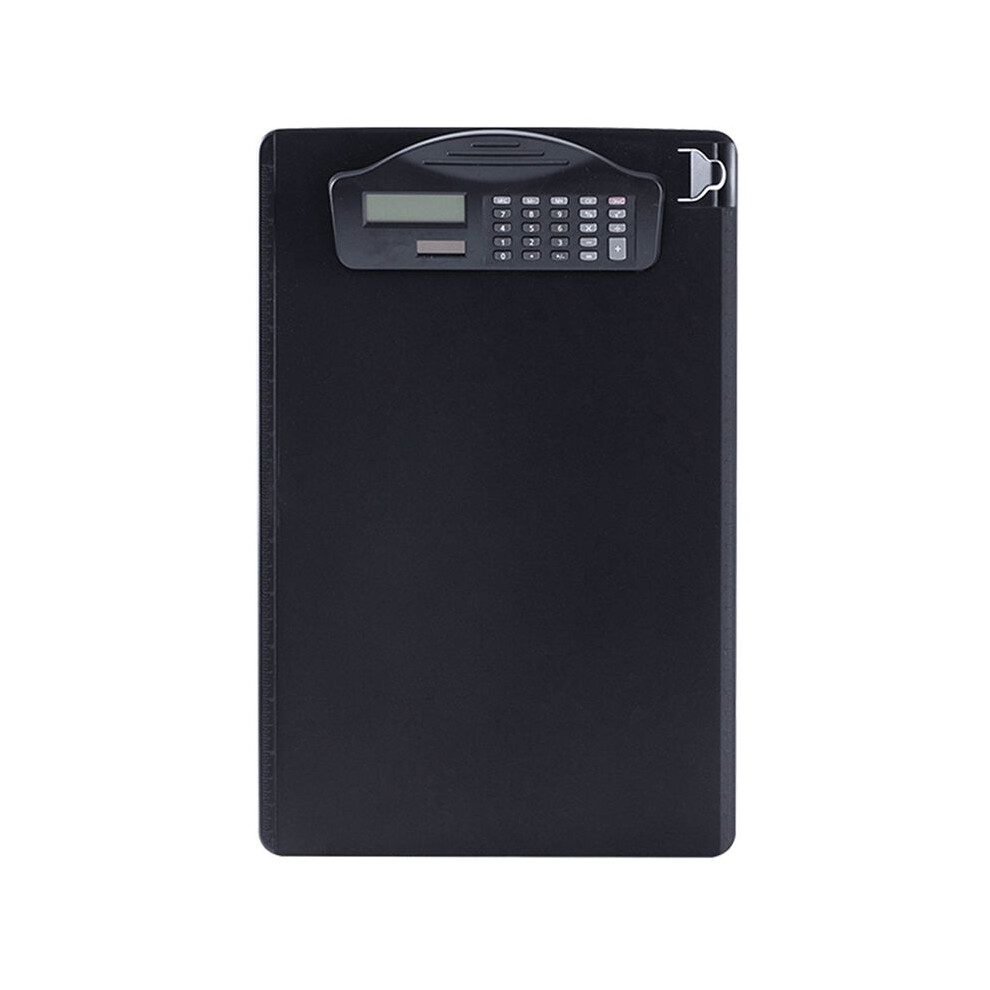 Multifunctional Clipboard with Binder Calculator Writing Pad Pen Slot & Scale for A4 Paper File Suitable