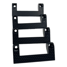 Tape Measure Holder Tool Storage for Garage Organization Tool Holder for Power Tool Ladder, Work Bench 4 PCS Black
