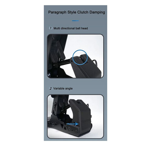 Pedal Hydraulic Damper Mod for MOZA SRP LITE/ R5 SRP / R9 Pedal Modification Style: Throttle 1
