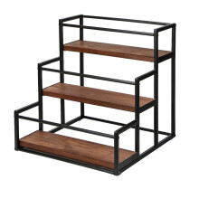 Coffee Syrup Rack 3-Storey Storage Rack Wine Rack Wine Rack Kitchen Seasoning