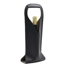Leather Wine Bag Wine Bottle Holder Champagne Hand Bag Gift Bag for Christmas Wedding Travel Birthday D