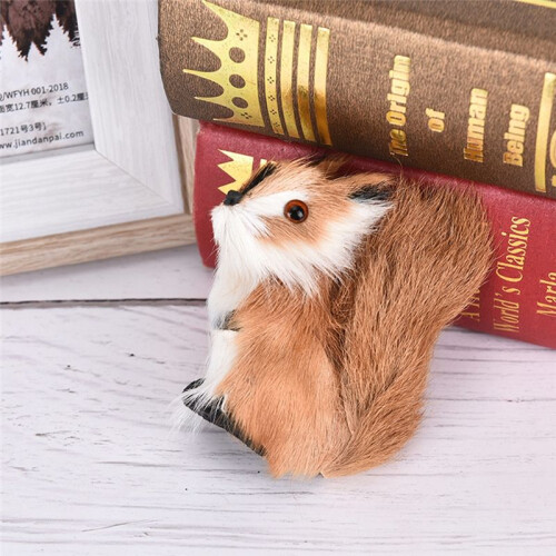 Simulated Squirrel Gift Animal Model Holiday Decoration 2