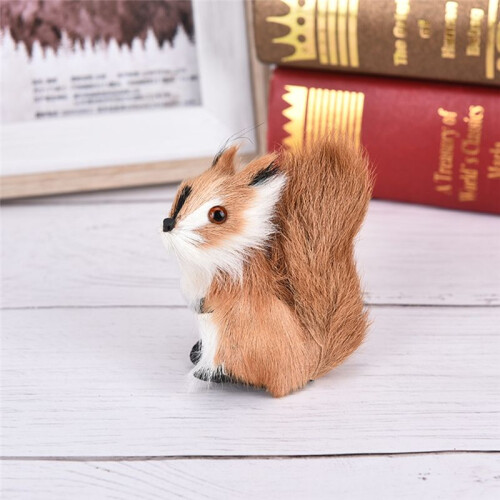Simulated Squirrel Gift Animal Model Holiday Decoration 2