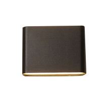 LED Wall Sconce Waterproof Outdoor Wall Lamp Indoor Wall Lighting Fixtures Living Room Bedroom Hallway Corrido Black S