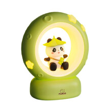 Night Light for Kids Moon Panda Bedside Lamp Cartoon Decoration 3 Brightness Levels Bedroom Lighting