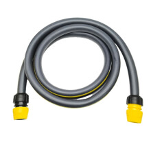 For 2m 3/4 Water Inlet Pipe with 2 Water Pipe Connectors Gardening Water Stop Connector Hose