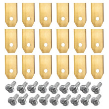 18pcs StainlessSteel Lawn Mower Cutting Blades Replacement Kit for Automower/Gardena Lawnmower Blade RepairAccessories A