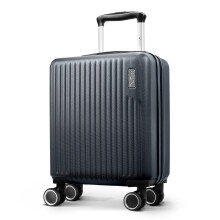 LUGG 15 Inch Vacay Cabin Case Airline Approved Carry On Suitcase, ABS Lightweight Suitcase, 360° Spinner Wheels, Raven