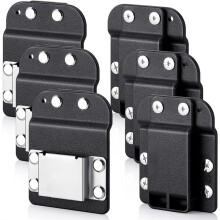 3-Teiliges Maßbandhalter-Set mit Clip und Flachem Bohrerholster - Passend für Alle Arten Von Holstern - mit Clip für Werkzeugtaschen