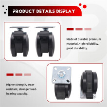 2pc 69828 Locking Caster Wheel for Spirit 200/300 Series Grill Spirit E310 Parts,for Spirit E-215 E315 E320