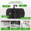 Digital Refrigerator Thermometer 2 Pack,Waterproof Fridge Thermometer, Max/Min Record Function,Timer Function Black 5