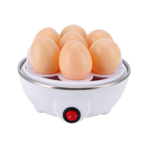 Electric Egg Cooker Boiler Maker Soft Medium or Hard Boil Single Layer Egg Maker,Egg Steamer EU Plug 1
