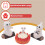 Campfire Gathering 3D Small  Campfire Nightlight Cute Funny Spooky Halloween Party Decorations A 4