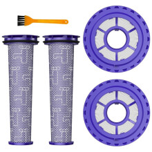 Filters Replacement Compatible with DC41 DC65 DC66 UP13 UP20 UP30 2 Pack Post Filters & 2 Pack Pre Filter Replacement Parts