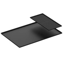 Tappetino da Bar In Silicone 2 In 1, , Antiscivolo, Protettivo per Bancone (60x40 cm), Resistente al Calore, per Caffè Espresso/Bar/Cucina di