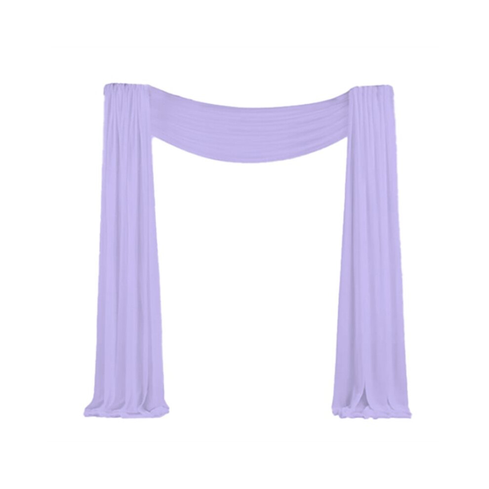 Wedding Arch Draping Fabric 29.5 Inch X 26.25Ft Sheer Curtain Drapes for Wedding Ceremony -Site Arrangement