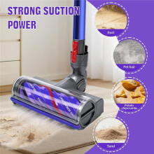 Upgrade Anti- Brush Roller Kit Compatible with V7 V8 V10 V11 V15 Vacuum Attachments Quick Release Floor Brush