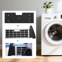 For GE Washer Dryer Combo,WH01X35719 Filter Replacement with Dryer Vent Cleaner Kit,for Ge Washer Dryer Filter Sponge
