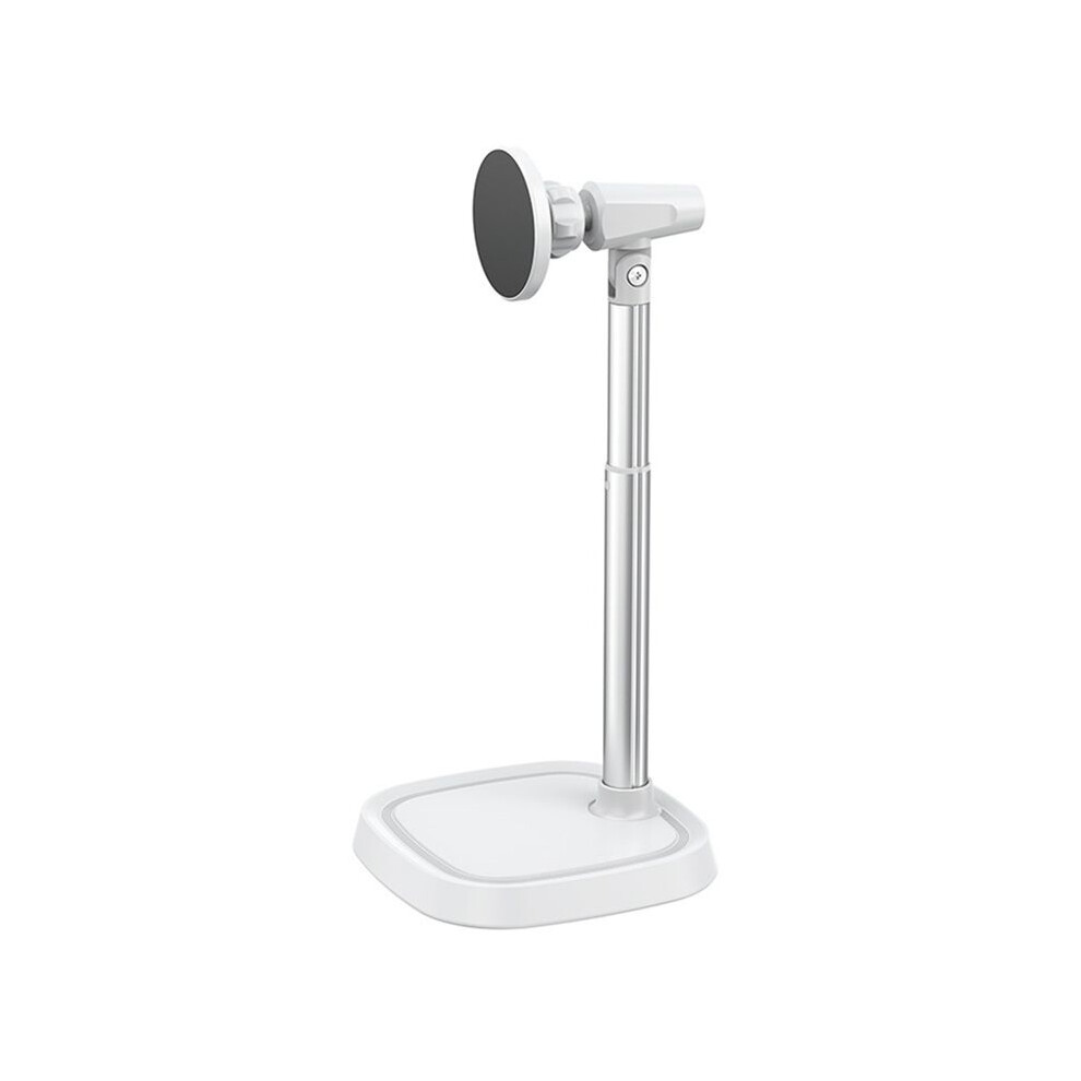 Aluminum Alloy Bracket For Desktop Live Streaming Conference Mobile Phone Magnetic Suction Bracket, Silver 6033286443753