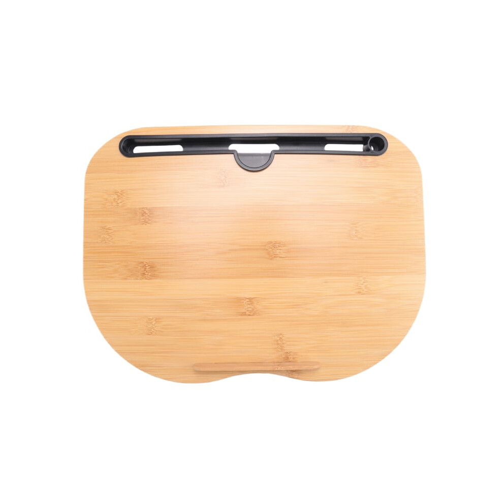 Lap Desk With Pillow Cushion,Laptop Stand With Slot For Tablet,Computer Bed Table For Travel,Support To 14Inch Laptop 4714027994971