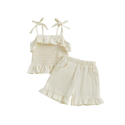 (18-24 Months, Beige) Σετ σορτς για 2 τεμάχια. 1