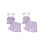 (18-24 Months, Purple) Σετ σορτς για 2 τεμάχια. 4