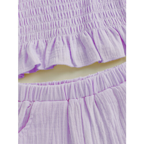 (4-5 Years, Purple) Σετ σορτς για 2 τεμάχια. 2