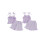 (4-5 Years, Purple) Σετ σορτς για 2 τεμάχια. 12