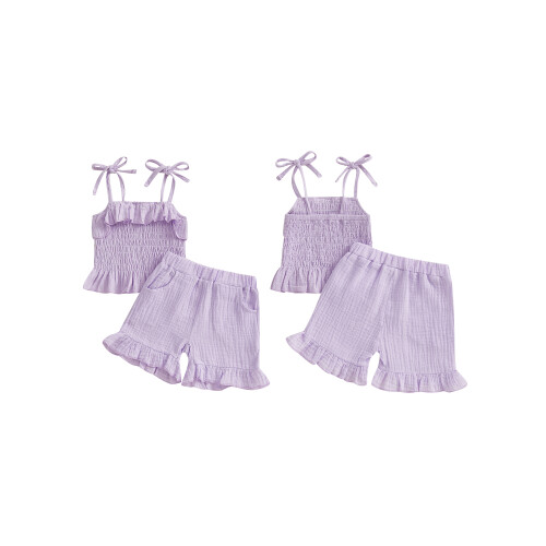 (6-12 Months, Purple) Σετ σορτς για 2 τεμάχια. 2