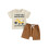(12-18 Months, Beige) Καλοκαιρινά ρούχα για με στάμπα. 1