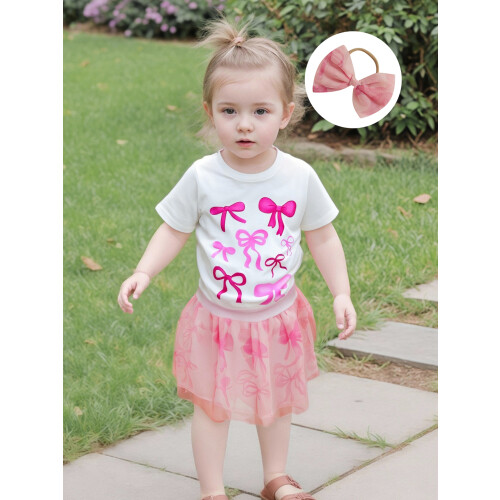 (6-12 Months, Pink) Καλοκαιρινές φούστες 3 από τούλι 2