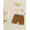 (12-18 Months, Khaki) Σετ σορτς για κεντημένα γράμματα 5