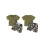 (6-12M, army green) Σορτσάκι για μωρά καλοκαιρινό ντύσιμο 2