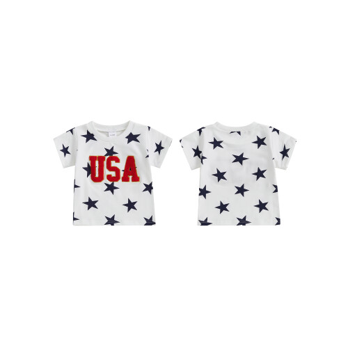 (1-2 Years, Navy Blue) T-shirt ample à 4 juillet 1