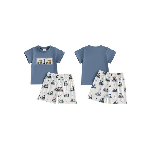 (18-24 Months, Blue) Καλοκαιρινά ρούχα για σορτς γκολφ 1