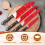 Knife Blade Protector 18cm Santoku Sheath Pack of 2 for Kitchen Edge Damage Prevention 2