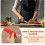 Knife Blade Protector 18cm Santoku Sheath Pack of 2 for Kitchen Edge Damage Prevention 3